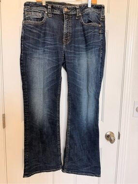 Silver Jeans Men's Blue Bootcut Jeans
